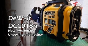 NEW DeWalt Tyre Inflator - DCC018n - Unboxing and Review