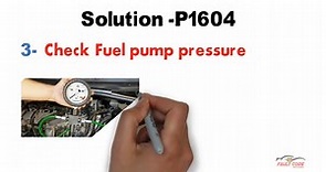 How To Fix Startability Malfunction P1604 | Causes / symptoms and solutions | #p1604