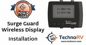How to Setup and Connect the Surge Guard 40301 Wireless Monitor to the 34931 or 34951