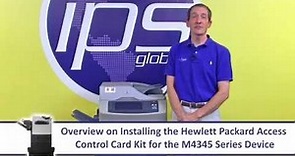 Installing an HPAC Card Reader Kit on an HP M4345