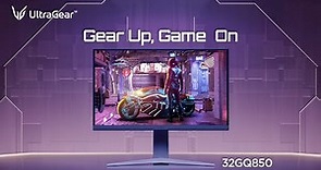 LG UltraGear : 32GQ850 – 32” QHD 240Hz(O/C 260Hz) Gaming Monitor I LG