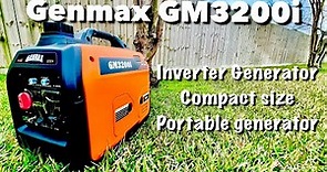 GENMAX GM3200 Portable Inverter Generator, Gas Powered, Lightweight Backup Generator Review