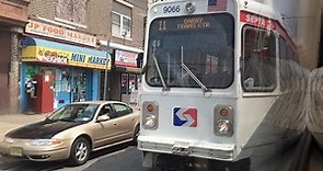 SEPTA HD 60fps: Riding K-Car 9041 on Route 11 (Darby Transportation Center to 13th Street) 7/14/16