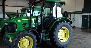 John Deere Tractor (5083E Making Hay 2013)