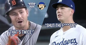 Dodgers Bobby Miller Hits Zach McKinstry With 98 MPH Fastball, Things Get Heated Breakdown!