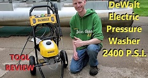 DeWALT 2400 PSI Electric Pressure Washer! Unboxing and Review.
