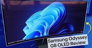 Samsung Odyssey G8 34 OLED Gaming Monitor Review