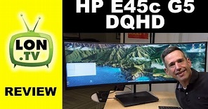 HP s Enormous 44.5 Monitor Can Be Two Displays or One Big One - E45c G5 DQHD Review