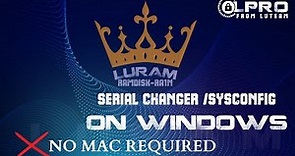 LU SN CHANGER / LUTeam RA1NUSB - No Mac? No Problem - Change SN Easily With Intel/AMD Based CPU Easy