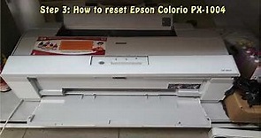 Reset Epson Colorio PX 1004 Waste Ink Pad Counter