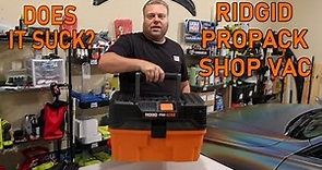 Ridgid ProPack Shop Vac | Test & Review | WD4522