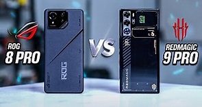 Asus ROG 8 Pro VS Red Magic 9 Pro: The Best Gaming Phone