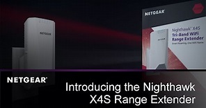 Introducing the NETGEAR Nighthawk X4S Tri-Band Wall-Plug Mesh WiFi Extender | EX7500