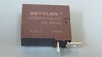 American ZETTLER Inc AZ2500P2-1AE-12D Qty of 4 per Lot 60AMP Latching ...