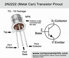 2N2222 Metal Can Transistor Pinout, Features, Uses, Equivalent ...