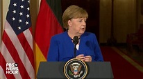 WATCH LIVE: President Trump and German Chancellor Angela Merkel hold ...