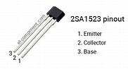 2SA1523 pnp transistor complementary npn, replacement, pinout, pin ...