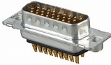 HD 26M LGK: D-SUB plug, high density, 26-pin, soldered, twisted at ...