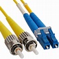 2-Meter LC to ST Cable | Singlemode Duplex OS2 Patch Cord | FluxLight