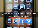 Apps And Websites To Make Your Life Easier by Cheryl