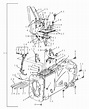 (260C) - 3 CYL UTILITY TRACTOR (9/89-12/94) (07A01) - TRANSMISSION CASE ...