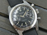 LATOR vintage diver chronograph manual wind Landeron 248 SS RARE for £ ...