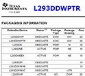 L293DDWPTR Datasheet - Quadruple High-current Half-H Driver ( Pinout )