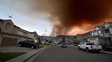 Fast-moving 1,400-acre brush fire prompts mandatory evacuations in ...