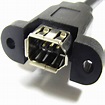 Firewire ieee 1394 6 pin female to usb type a male adaptor adapter ...