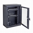 Data Wall Cabinet 9RU Mini for 10 Inch Patch Panels Black - Data ...