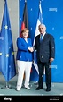 Berlin, Germany - German Chancellor Angela Merkel and Israeli Prime ...