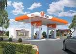 Ознакомьтесь с моим проектом @Behance: «Design of gas station "Ярки ...