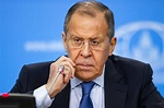 Acting Russian Foreign Minister Sergey Lavrov speaks during his annual ...