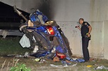 2 dead after car going 107 mph crashes and burns