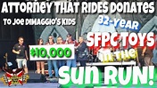 Gabe Donates$10,000 to Joe DiMaggio's Kids: 32-Yr SFPC Toys in the Sun ...