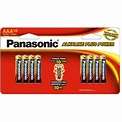 Panasonic AAA Alkaline Plus Power Battery, LR03PA/16BH (16 Pack) | eBay