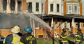 Four people hurt in fire in northeast Baltimore