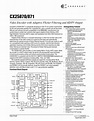 CX25870 Encoder Datasheet pdf - Video Encoder. Equivalent, Catalog