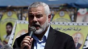 Hamas leader Ismail Haniyeh visits Gaza, addresses hunger-striking ...