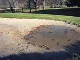 Sometimes you hit the sand trap. Sometimes you hit the water trap ...