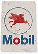 Absolutely Price to value Mobilgas Mobil Aviation Gasoline Gas Oil sign ...
