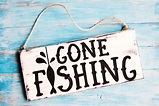 Make a Gone Fishing Wood Sign for Dad - DIY Candy