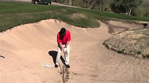 How to hit the Golf Ball out of the Sand Trap-JohnDahlGolf.com - YouTube