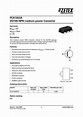 FCX1047A Datasheet, Equivalent, Cross Reference Search. Transistor Catalog