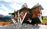 Austrian Upside-Down House looks as if it were dropped from the sky