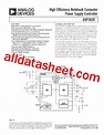 ADP3020 Datasheet(PDF) - Analog Devices