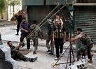 Syrian rebels use catapult to launch homemade bomb