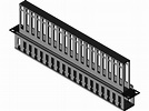 1375160-1 CABLE MANAGEMENT DOUBLE-SIDED 1U PANEL | 3D CAD Model Library ...