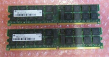 Infineon HYS72T256220HR-5-A 4GB 2x2GB PC2-3200 DDR2-400MHz ECC CL3 240P ...