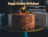 Happy October Birthdays! - Music Therapy | Music Sweet Music